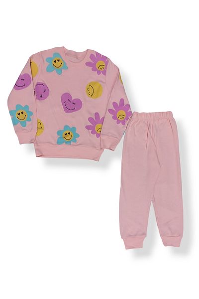 YASOM TASARIM Floral Girl's Pajama Set