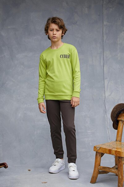 Elsima طقم بيجامة مقاس النادل باللون الأخضر