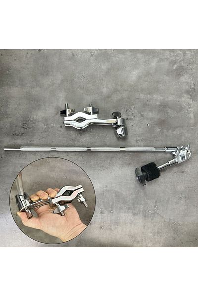 Choice Metal Cymbal Ratchet Clamp Cymbal Expand Arm Universal Cymbal Stand Holder Support for Most Stand...