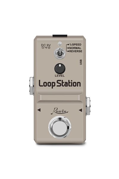 Choice Rowin LN-332S Loop Station 48K Looper Pedal Unlimited Overdubs 10 Minutes of Looping, 1/2 time, a...