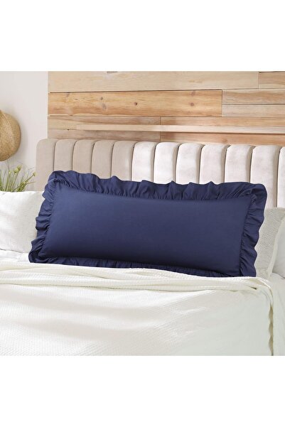Tinybabyconcept 50X135 cm Natural Cotton Long Maternity Pillow - Ruffle Edge Cover
