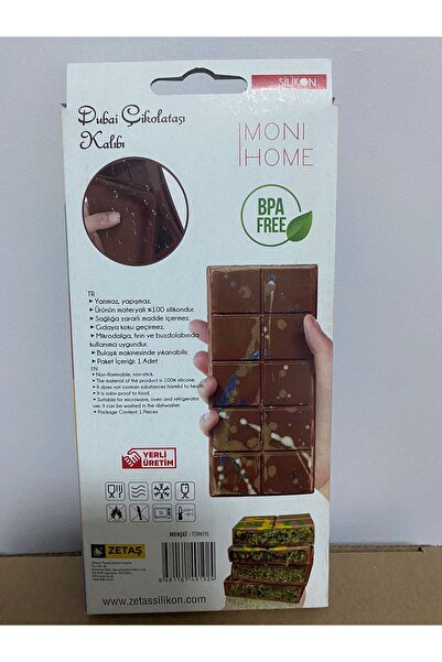 zetaş Bpa Free Dubai Chocolate Mold
