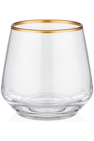 Decorium 345 ml 6 Pieces Pleasure Glass Whiskey Glass - 9- 01010057