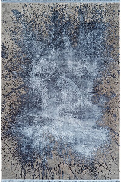 Pierre Cardin Suprise ZC02J Mavi Gri Viskon Akrilik Yumuşak Dokulu Modern Hal...