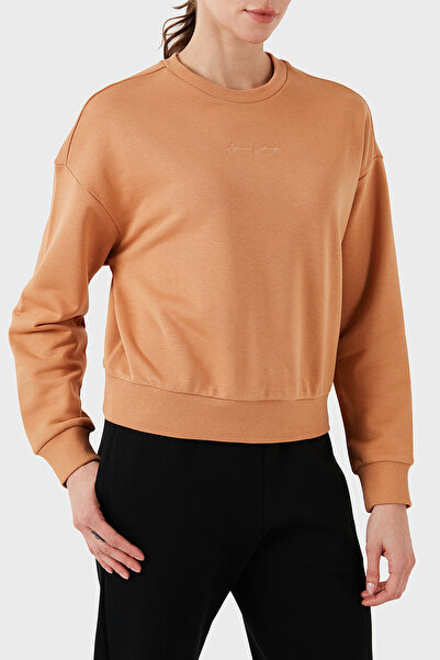 Armani Exchange Суитшърт с кръгло деколте, 100% памук - стандартна кройка, СУИТШЪР 6DYM70 YJEEZ 1788