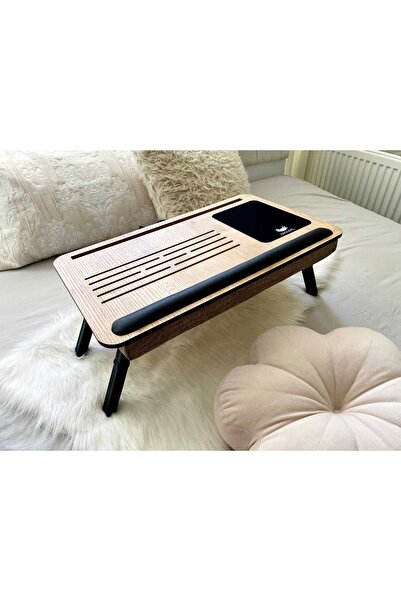 Axolotl SUPPLYPLUS Telefon Tablet Bölmeli Katlanır Ayaklı Minderli Laptop Sehpası Bilgisayar Çalışma Masası