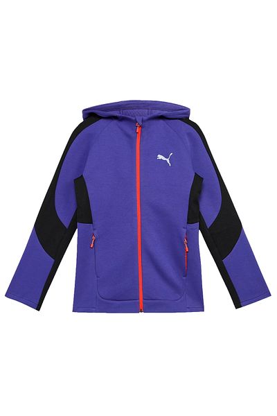 Puma Evostripe Fz 681803 -27 Hoodie Dk Navy Blue - Παιδικό μπουφάν