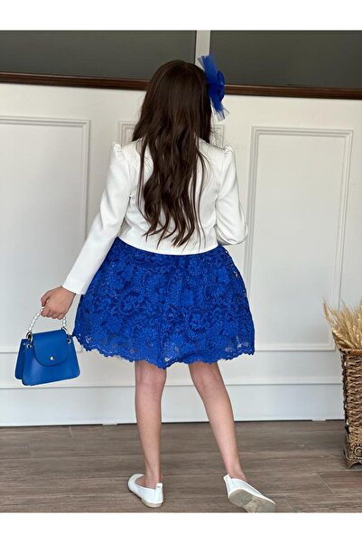 Uğurböceği Πασχαλίτσα Παιδικά Κορίτσια Παιδικά 4 τεμαχίων Κομψό βραδινό φόρεμα κοστούμι παλτό τσάντα πόρπη