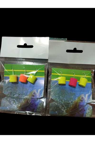 Depar Hazır Takım - 3 Iğneli Mantarlı Kefal Takımı - 2 Takım