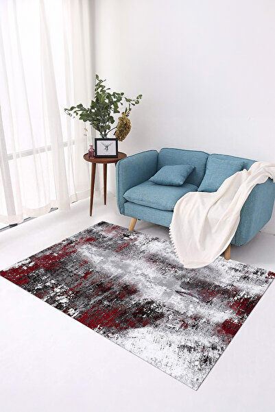 Viyana Home Dijital Kaymaz Taban Yıkanabilir Sade Çizgi Model Yolluk Mutfak S...
