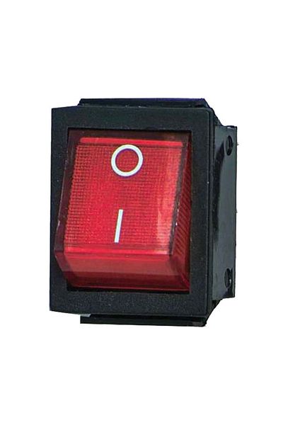 REWEL Single stove switch with wide light (ic-104) 633012