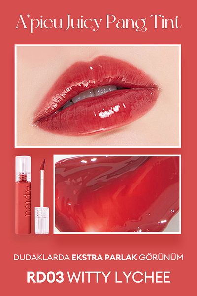 Missha A'Pıeu Juicy Pang Tint - Smooth Lasting All Day (Rd03 Wi̇tty Lychee)