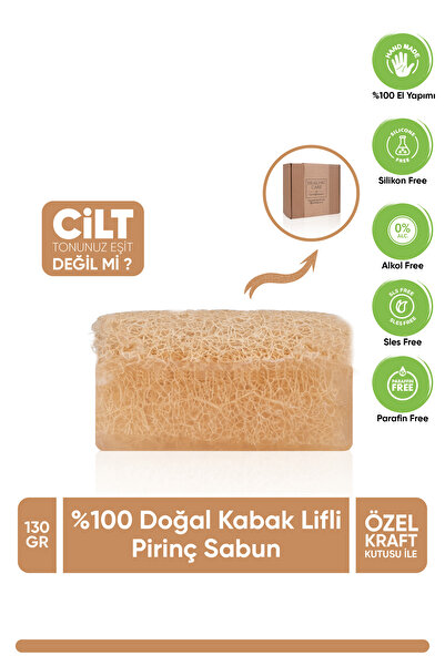 Healing Care % 100 Doğal Kabak Lifli Pirinç Sabunu