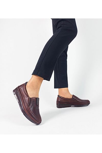 GDT Ayakkabı Tan Color Anatomical Sole Warm Inner Lining Mother Shoes