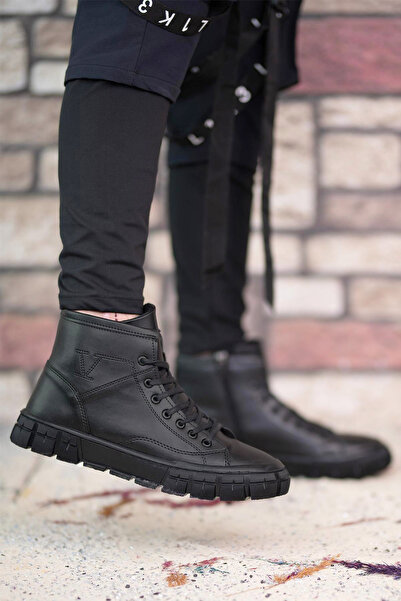 Riccon Erkek Bot 0012814 Cilt Siyah