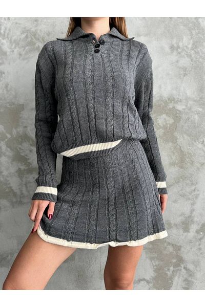 ZF BUTİK POLO NYAKÚ KÖTÖTT KÉSZLET MINI SZOKNIBAL