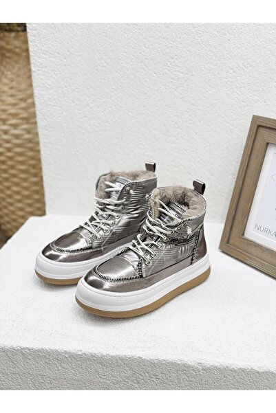 Guja 25K321-7 İÇİ KÜRKLÜ LASTİK BAĞCIKLI SPOR BOT KADIN