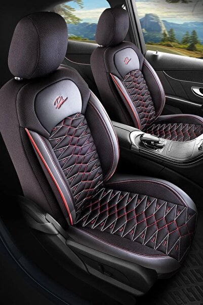 Panda Kılıf Panda Madrid Series Mesh Fabric Car Seat Cover - Full Set