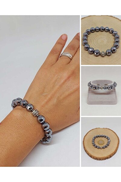 Yasamtohumu Sirius serija Terahertz kamen 10mm unisex narukvica (52902)