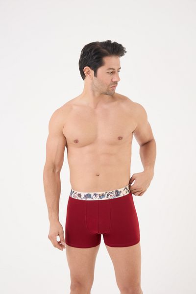 Saint Sail Cotton Lycra Flexible Fabric Printed Colorful Patterned Set of 3 Men's Boxers