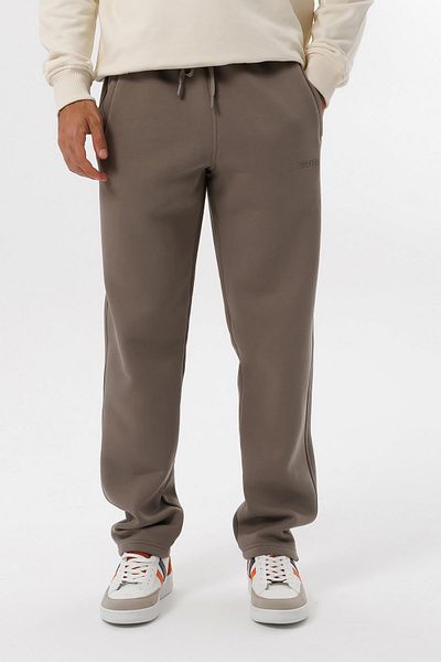 Escetic Light Khaki Comfortable Fit 3 Thread Fleece Inside Winter Thick Men's Sweatpants B1590