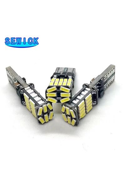 Choice 100 قطعة بيضاء T10 W5w 194 501 Canbus 4014 إضاءة داخلية للسيارة بدون خطأ T10 26smd مصابيح LED للعدادات