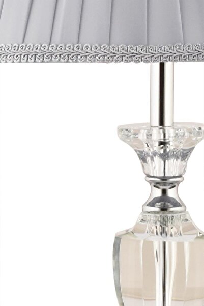 İstanbul Avize Istanbul Chandelier - Platinum Silver Luxury Lampshade