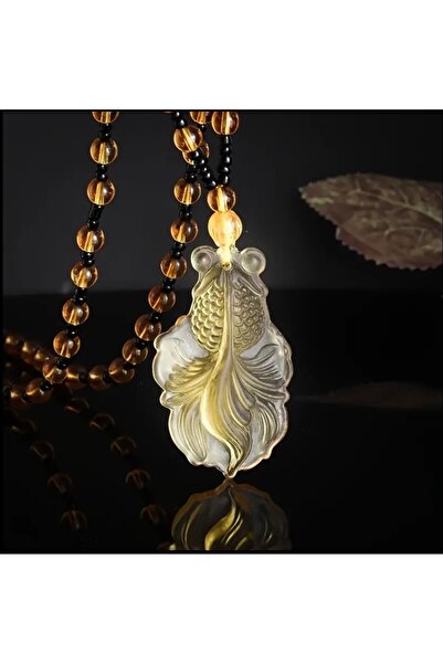 PİRAMİGO Vintage Koi Balığı Kolye, Bal köpüğü