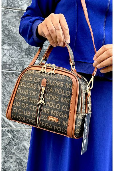 MEGA ÇANTA Geantă de umăr și crossbody pentru femei Mega Polo, cu 4 compartimente