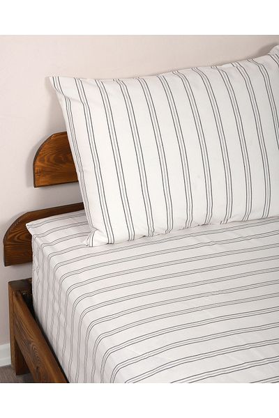 ENESSA One Person Patterned Elastic Sheets Set