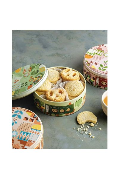 Harras Butter Cookies Canister 225 g (2 Boxes 450g)
