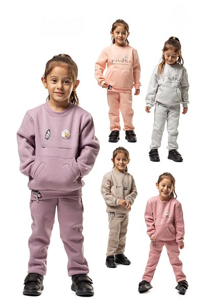 mhk burç bebe 3 Yarn Girl's Set