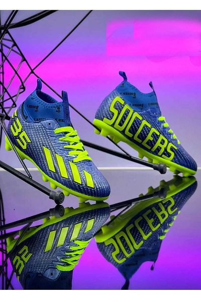 AlbiShoes Copii Adolescenți Băieți Fotbal F35 Echipament Turf Crampoane Astroturf Băieți Pantofi de fotbal (27-44)