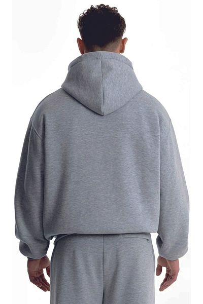 HOFFNUNG Unisex Full Zip 3 Thread Tracksuit Set - Sweatshirt Jogger, Oversize Raster Hooded