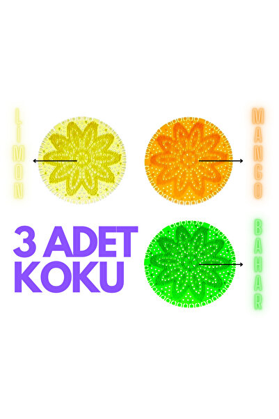 Awion Lavabo Pisuvar Süzgeci Koku Giderici 3'Lü Paket - Bahar Kokusu - Mango ...