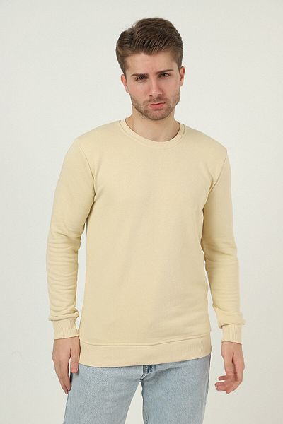DK DAKSEL Special Product Relaxed Fit Stone Men's Sweatshirt