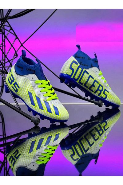 AlbiShoes Children's Young Men's Soccer F35 Gear Grass Cleats Astroturf Men's Football Shoes (27-44)
