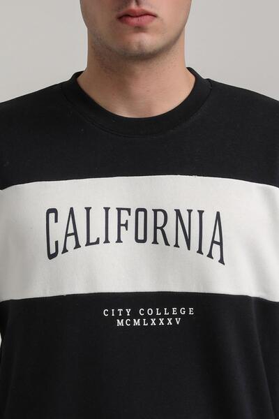 NEW WORLD POLO Crew Neck Navy Slim Fit Sweatshirt 24Fwm60203