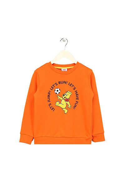 Haribo سويت شيرت للأولاد باللون البرتقالي سويت شيرت للأولاد HRBTXT305-ORG