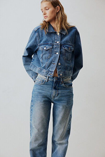 H&M Straight High Jeans
