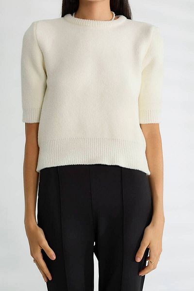 Robin Women's Bone Soft Texture Knitwear Sweater