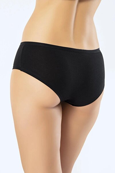 TÜREN 918 Чорно-сірі жіночі 2-пакетні бавовняні кольорові труси-хіпстери з еластаном