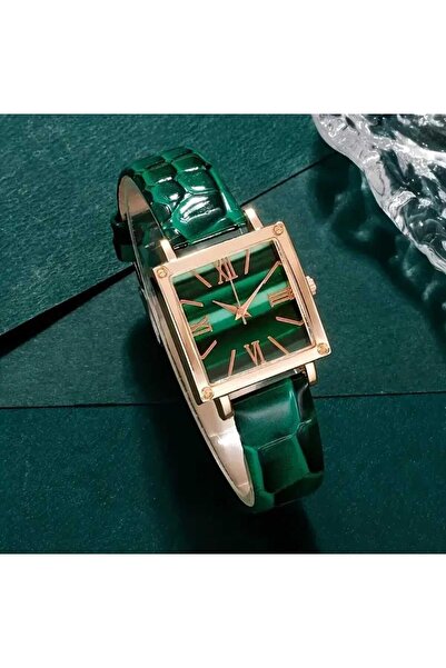 Beyna Gold Kaplama  Kolye Küpe Yüzük Saat Hediye Set Sevgiliye Hediye Anneye Hediye