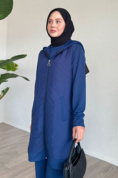 InStyle Трикотажний комплект з блискавкою, синій