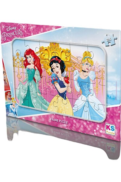Ks Games Princess Pamuk Prenses Frame 24 Parça Çocuk Puzzle Oyun Seti