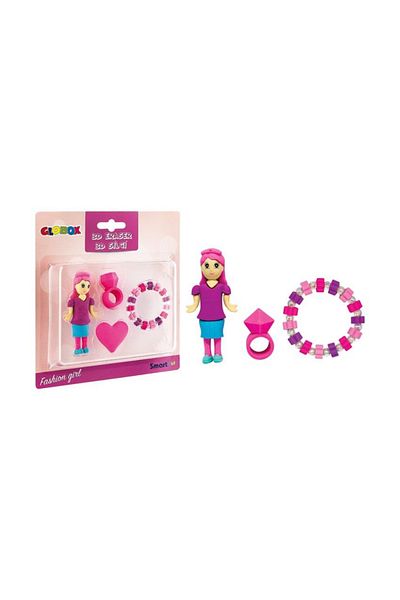 Globox 3D Fashion Girl Figure Eraser Set