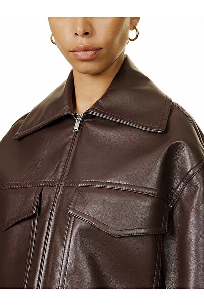 The One Shine Mona Deri Ceket