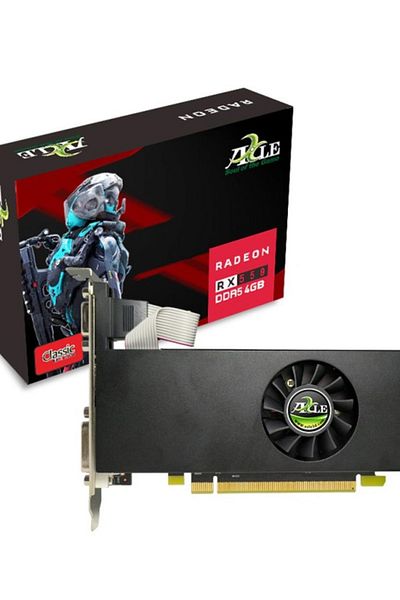 Axle Rx550 Pci-E 4g Ddr5 128Bit Crt-Dvi-Hdmi Lp Graphics Card