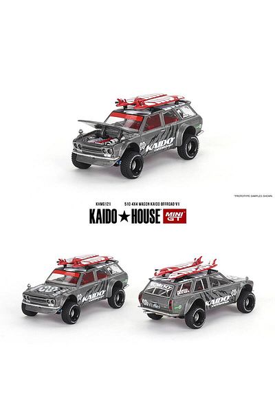 mini gt Kaido 1/64 Datsun 510 Wagon 4X4 Kaido Offroad V1