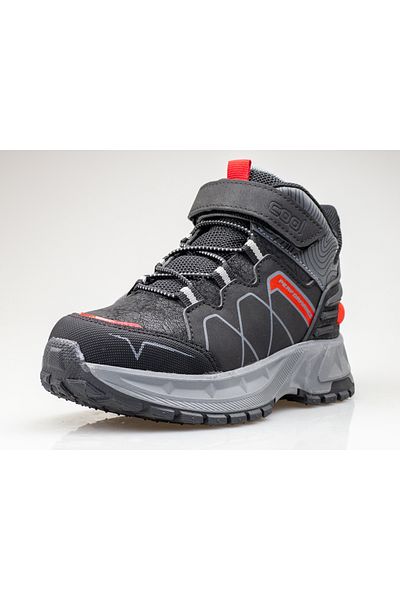 JOJO KIDS Unisex παιδικές μπότες ορειβασίας, αδιάβροχες, αντιολισθητικές σόλες, μπότες velcro